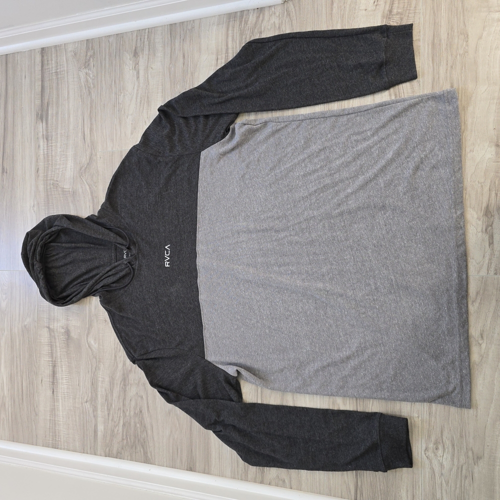 RVCA Two-Tone Gray Hoodie